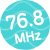 76.8MHz